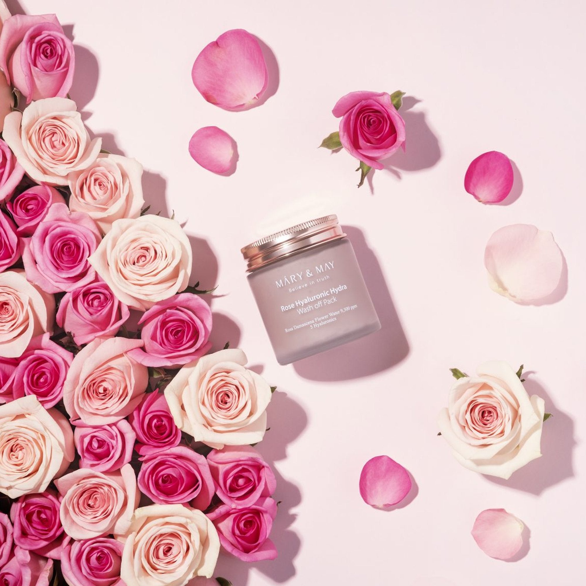 Mary&May - Masque - Rose Hyaluronic Hydra Wash Off - Oh my Mirae